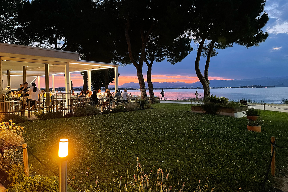 Tramonto punta grò
